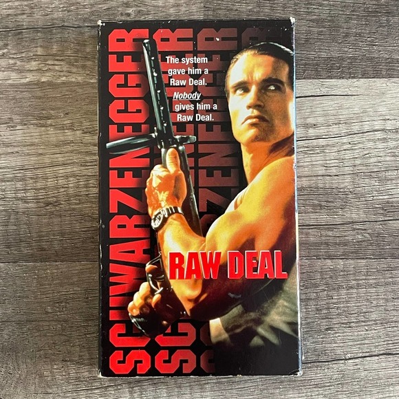 RAW DEAL - ARNOLD SCHWARZENEGGER [ VHS ] ANCHOR BAY - Picture 1 of 6
